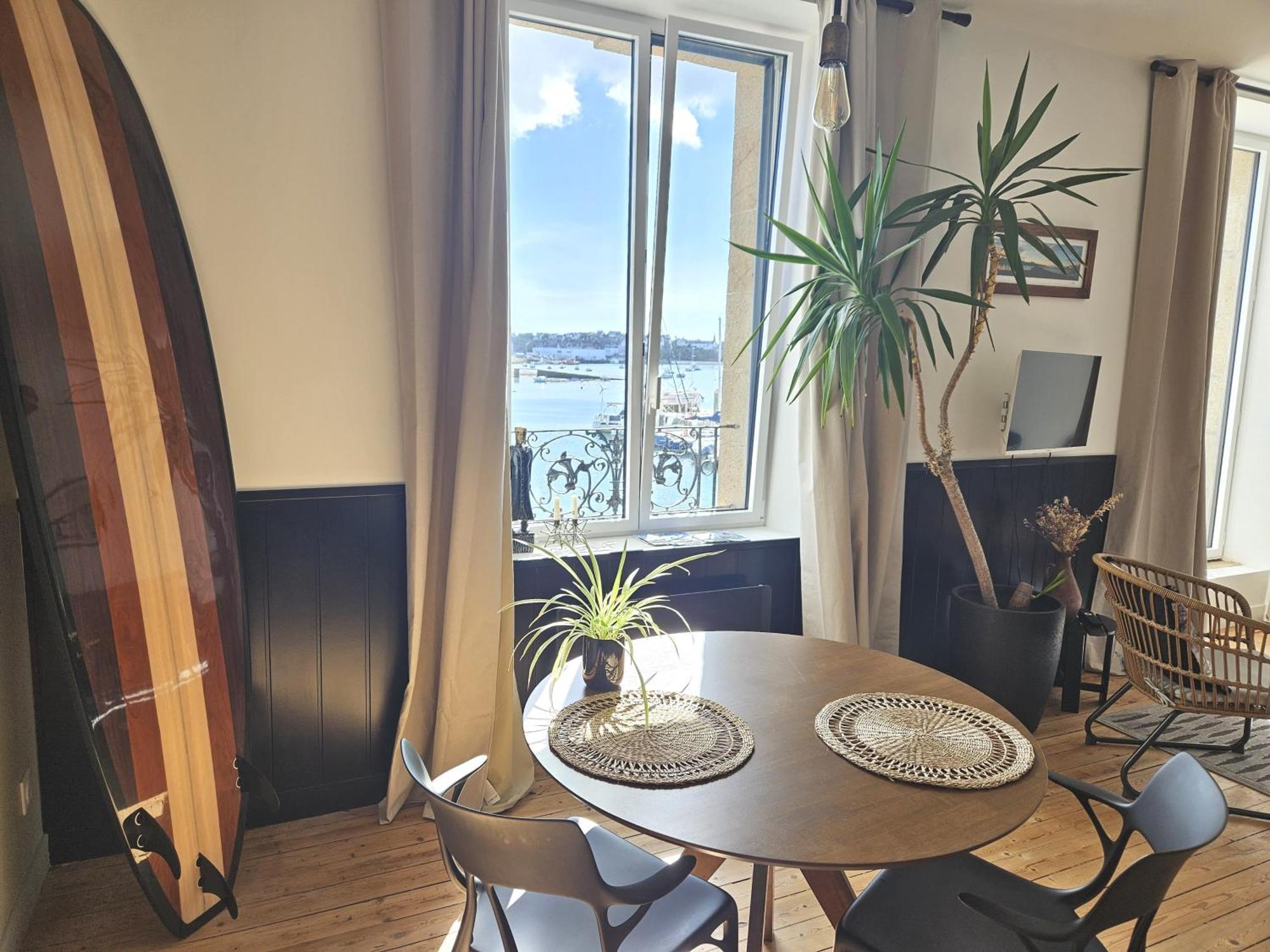 Anatoline Audierne Appart'Hotel Vue Mer - Sea & Harbor Stay エクステリア 写真