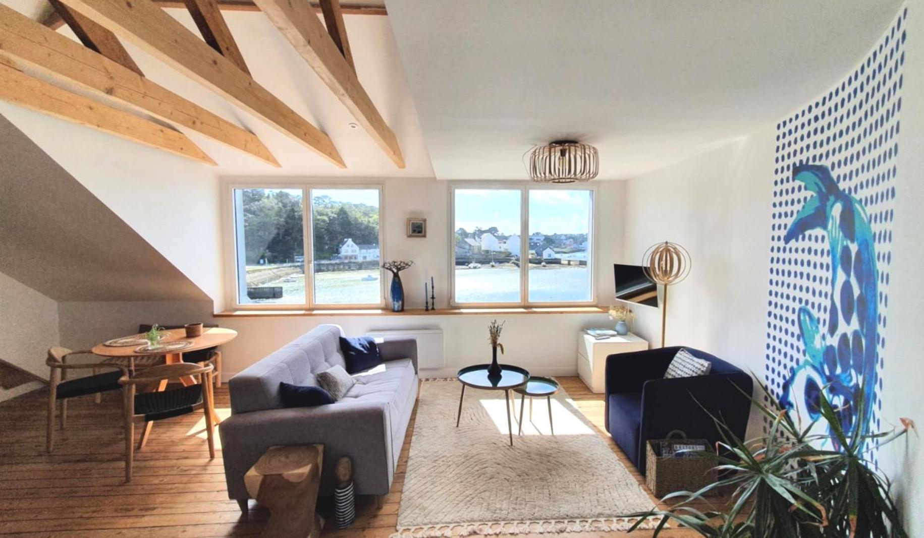 Anatoline Audierne Appart'Hotel Vue Mer - Sea & Harbor Stay エクステリア 写真