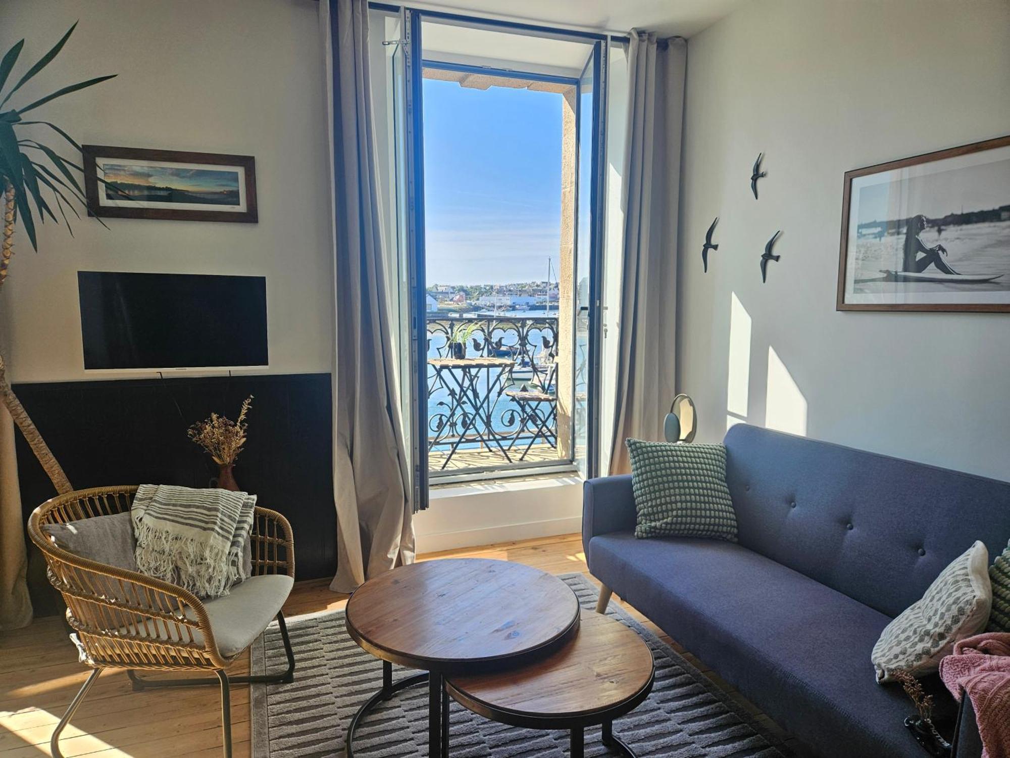 Anatoline Audierne Appart'Hotel Vue Mer - Sea & Harbor Stay エクステリア 写真
